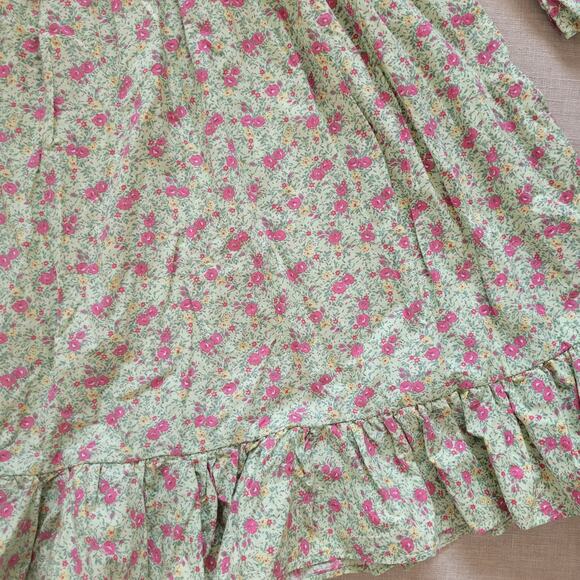 Claudine Green Floral Percher Dress - Picture 3 of 7